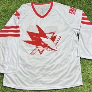 San Jose Sharks NHL San Francisco 49ers NFL Mash Up Hockey Jersey